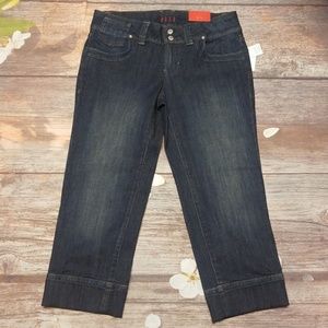 Elle jean wide leg capri